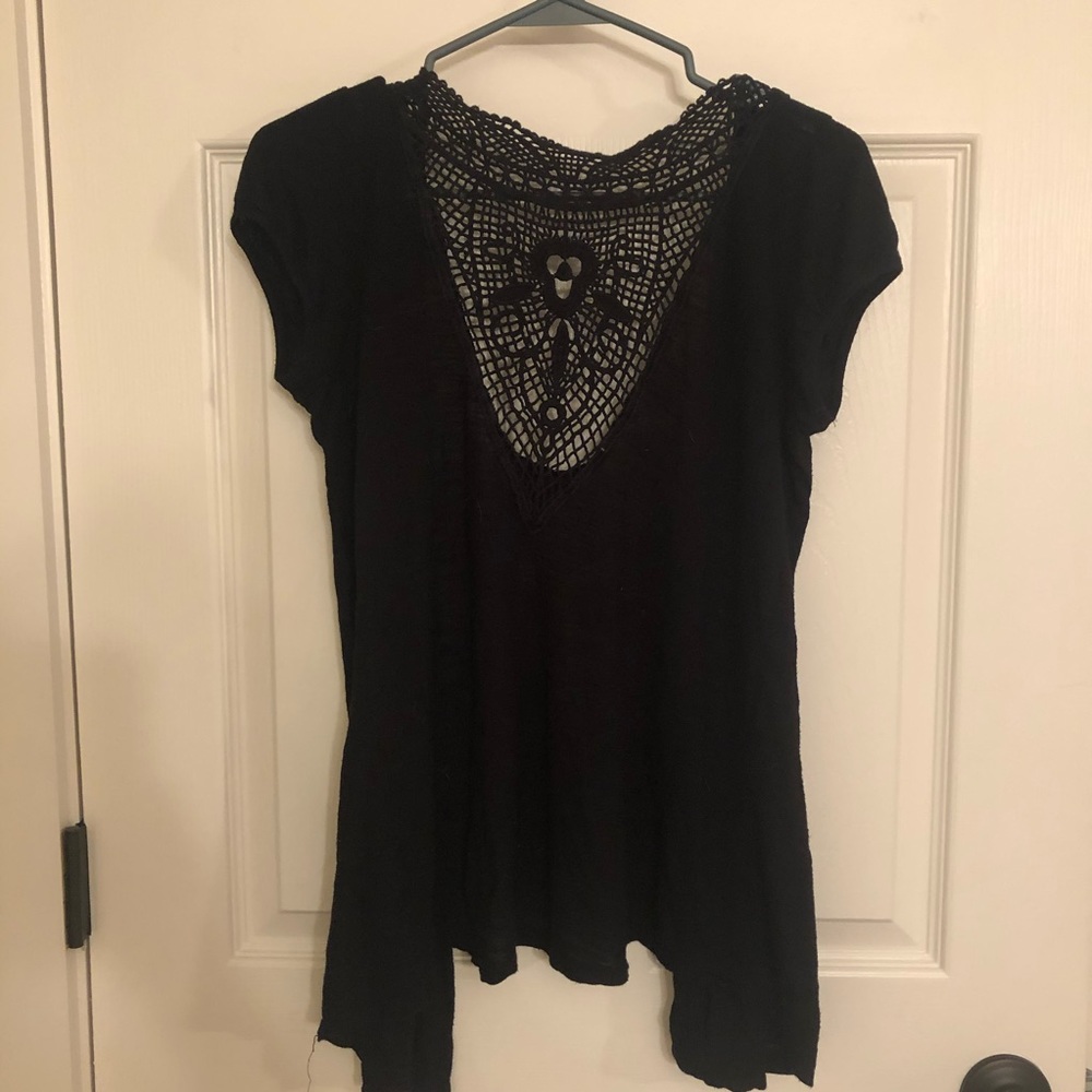 Short sleeve cardigan